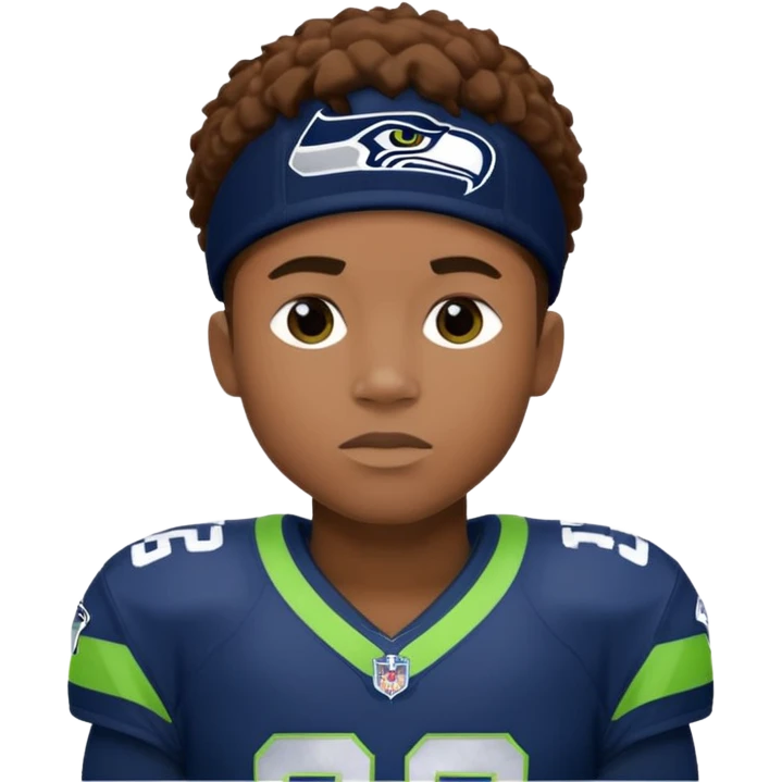 do an emoji of Seattle Seahawks' wide receiver Jaxon Smith-Njigba emoji