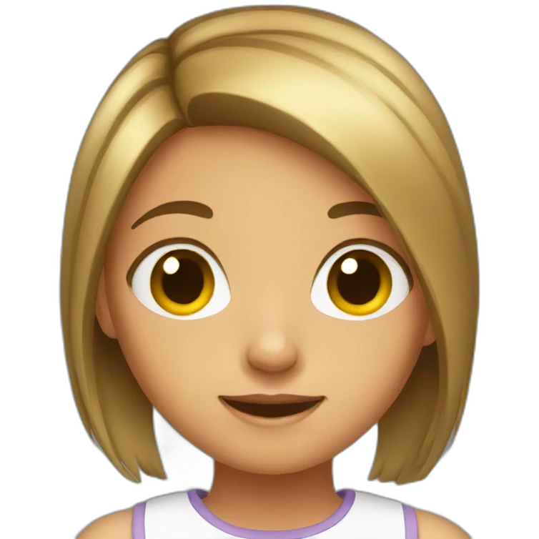 Young girl emoji