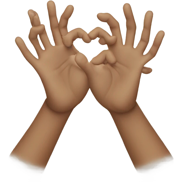 An emoji forming a circle with both hands emoji