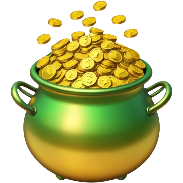 Pot of gold emoji