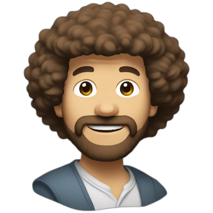 Bob ross emoji