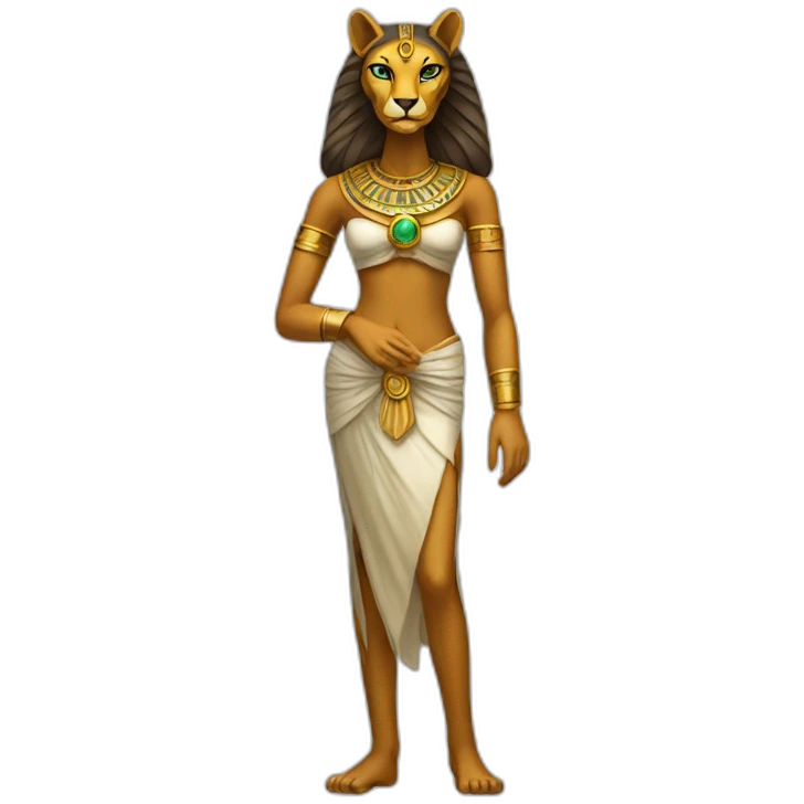 Sekhmet goddess full body emoji