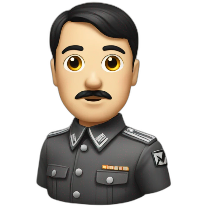 Hitler-cookie emoji