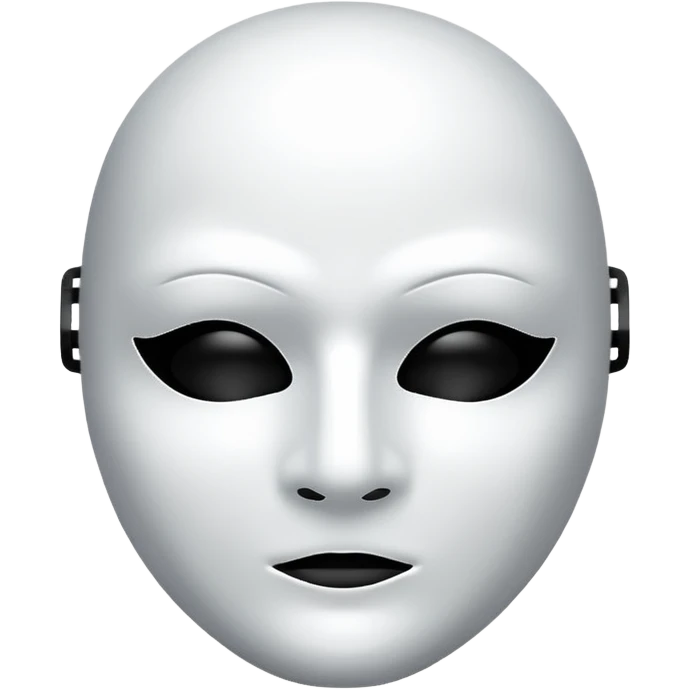 a white mask pack for face, without human's face emoji