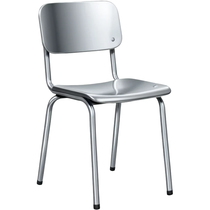 danish design metal chair emoji