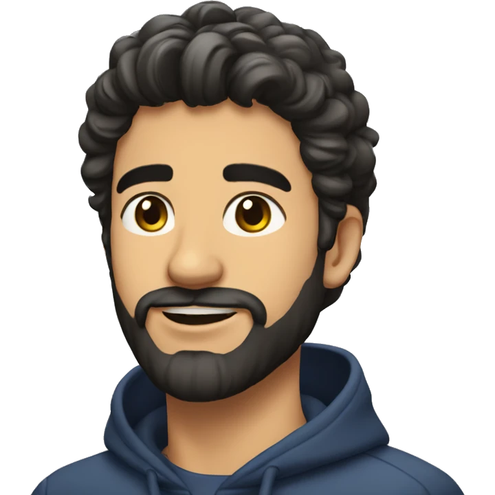 Gabriel Attal with beard emoji
