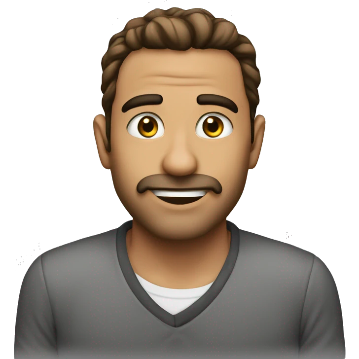 ايموجي قلبي ناري مع ايموجي يضحك emoji