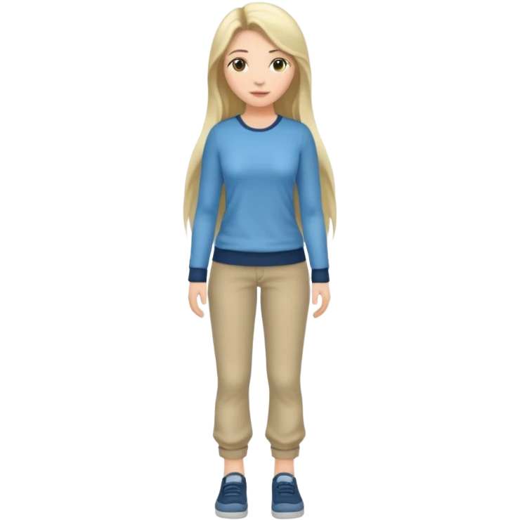 full-body female avatar emoji