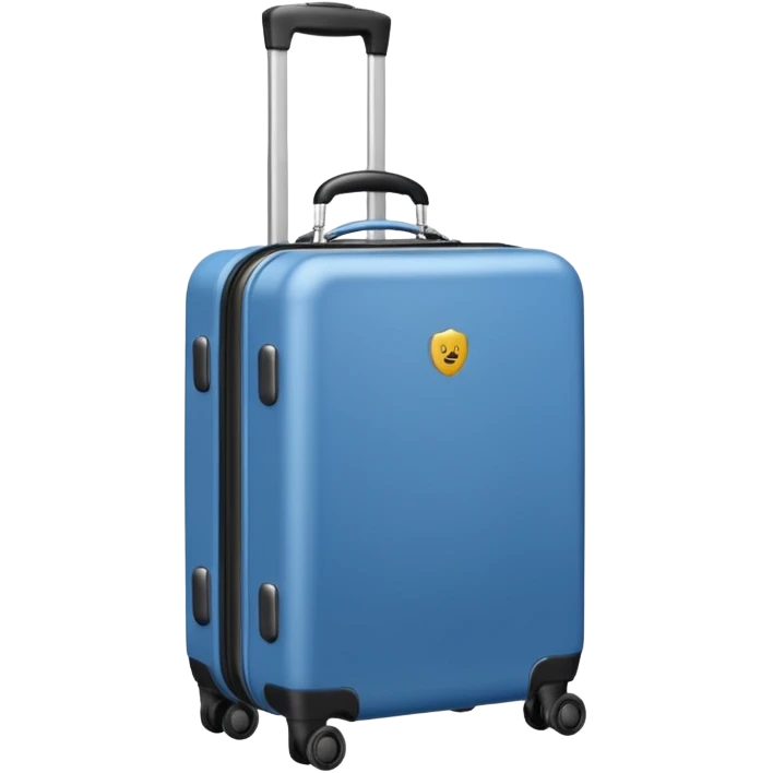 blue carry-on luggage emoji