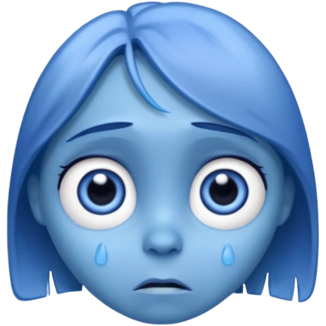 Sadness from the Inside Out movie emoji