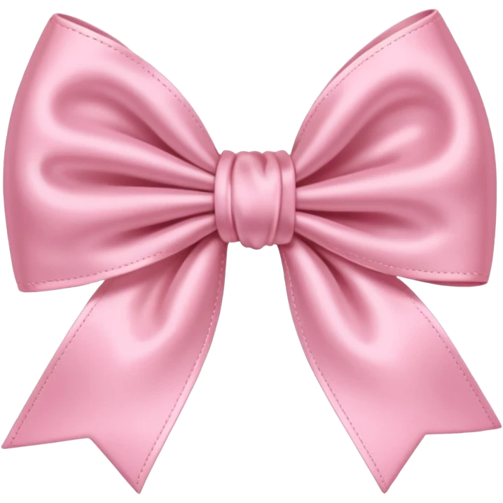 Baby pink bow emoji