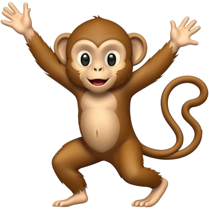 Monkey dancing  emoji