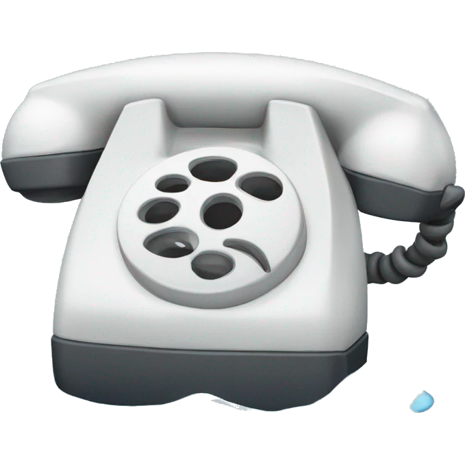 Telefono che va in acqua  emoji