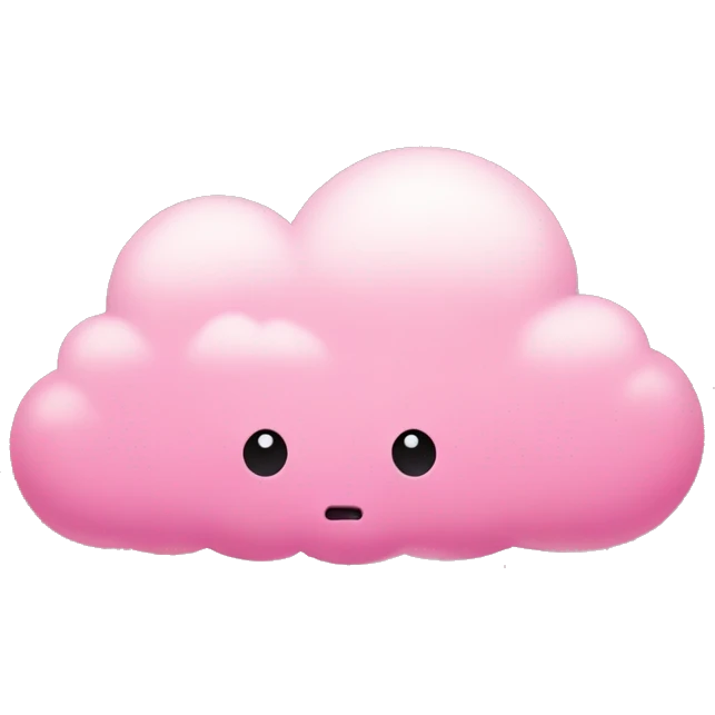 pink cloud emoji