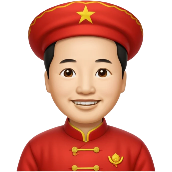 Mao zedong happy emoji