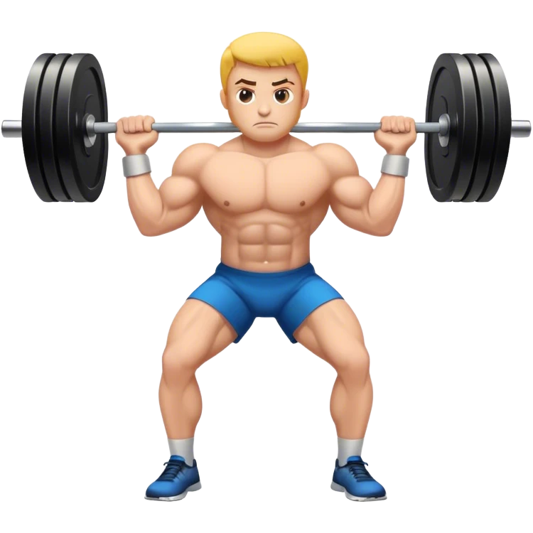barbell shrugs emoji