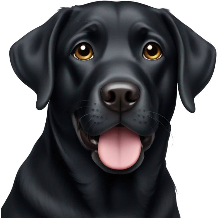 Black Labrador  emoji