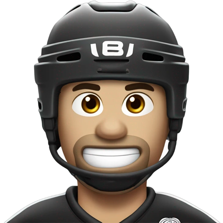 poop hockey player emoji