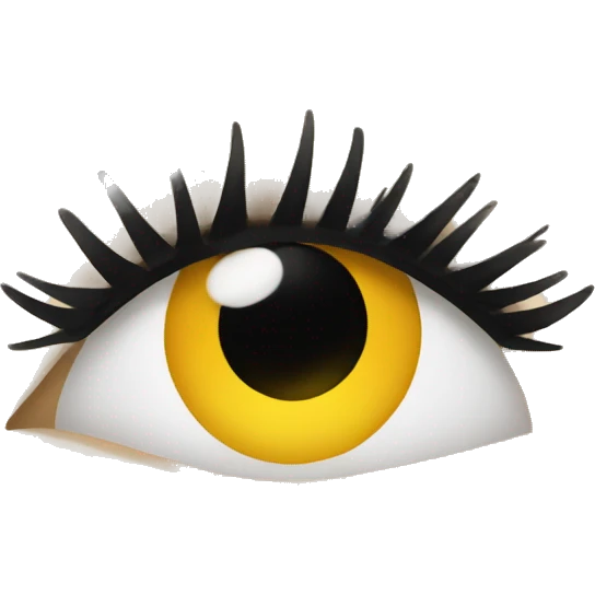 Eyelash emoji