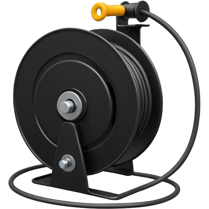 concert black Cable reels emoji