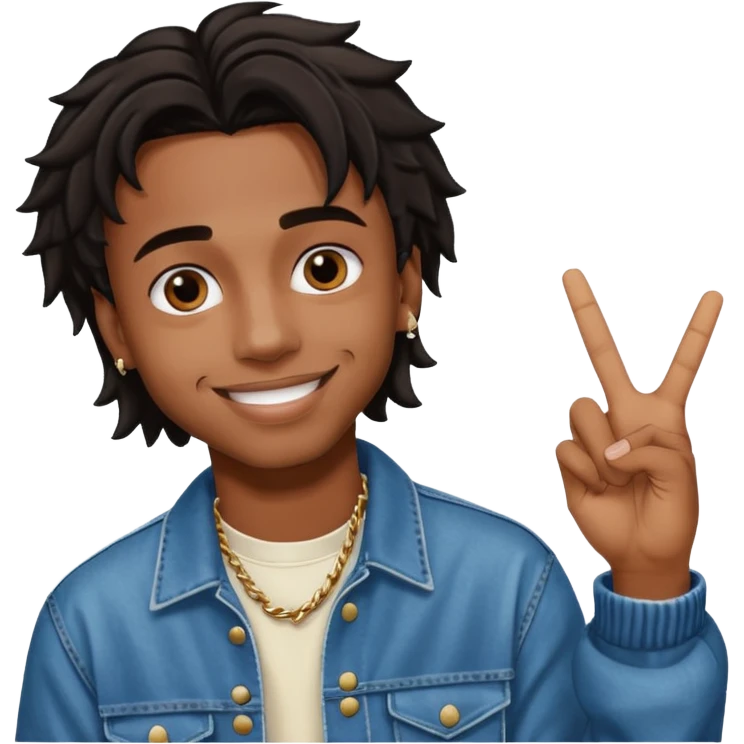Playboi Carti YVL hand sign emoji