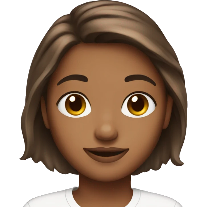 skincare Brown hair  emoji