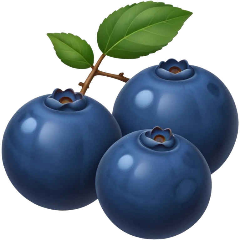 two blueberries emoji