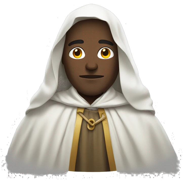 men in white cloaks emoji
