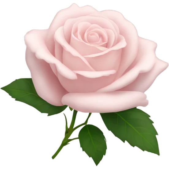 Pale pink rose emoji