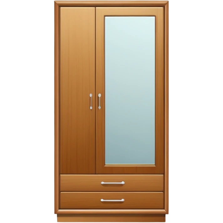 wardrobe modern closed mirror door emoji