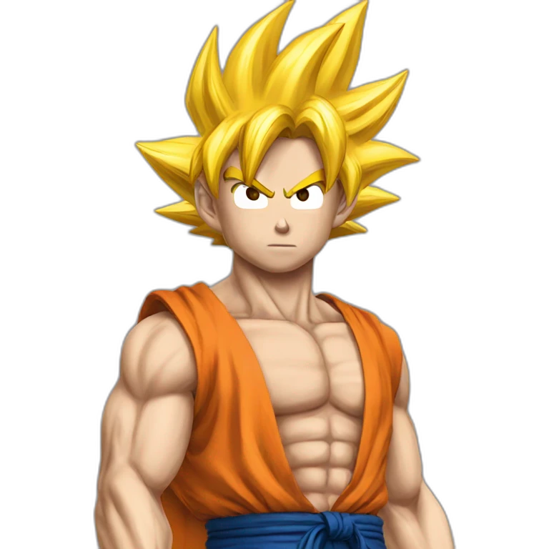 does goku clean nuts? emoji