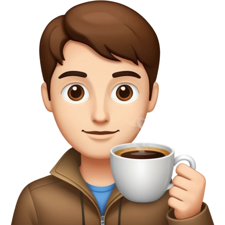 Study with coffe emoji