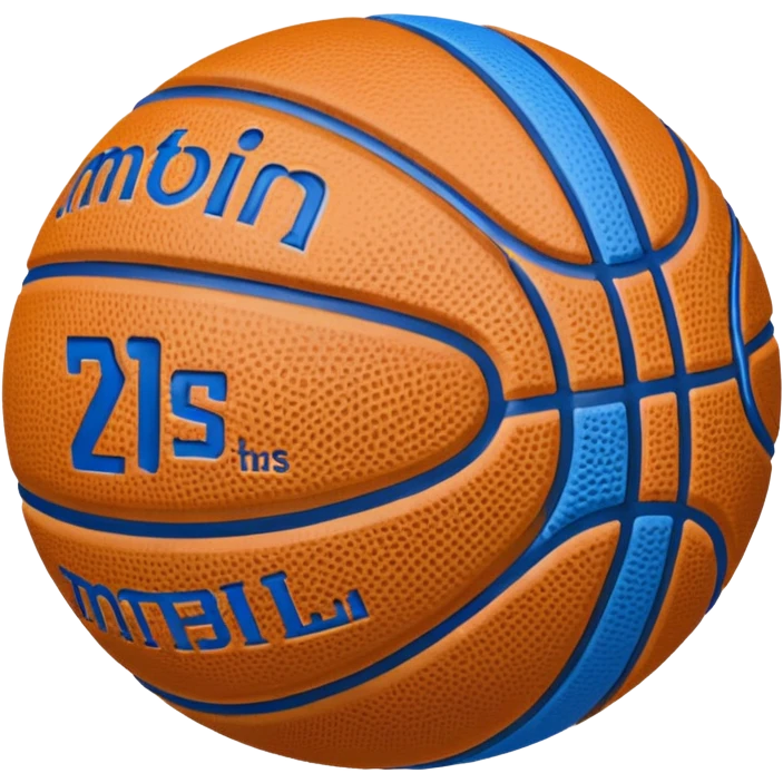 blue basketball  emoji