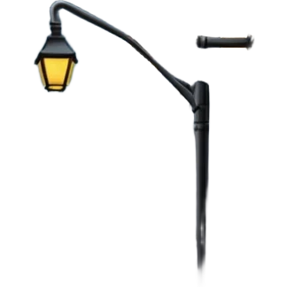 dark alley, dark street among houses emoji