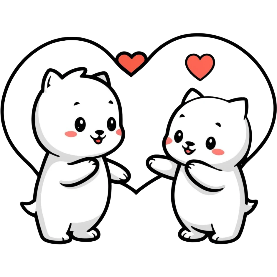 I love you as friends  emoji