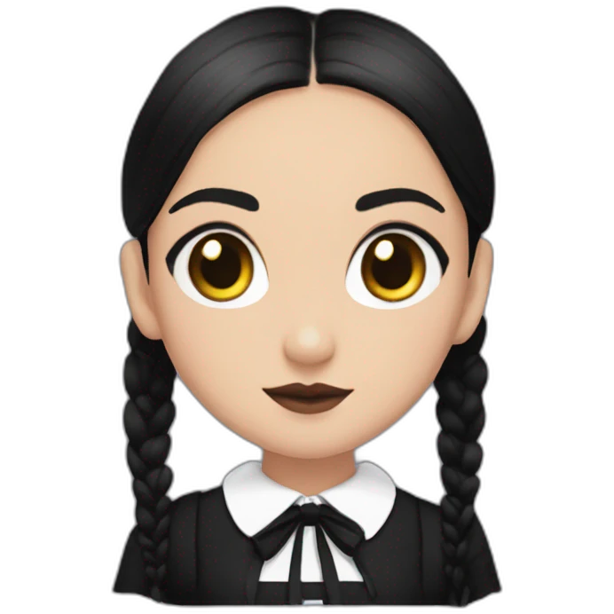 wednesday adams jena ortega emoji
