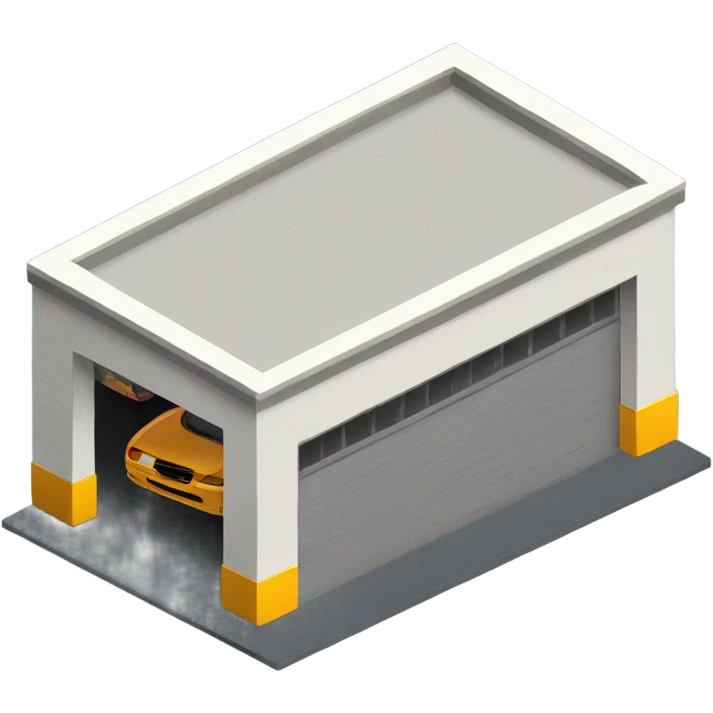 garage isometric emoji