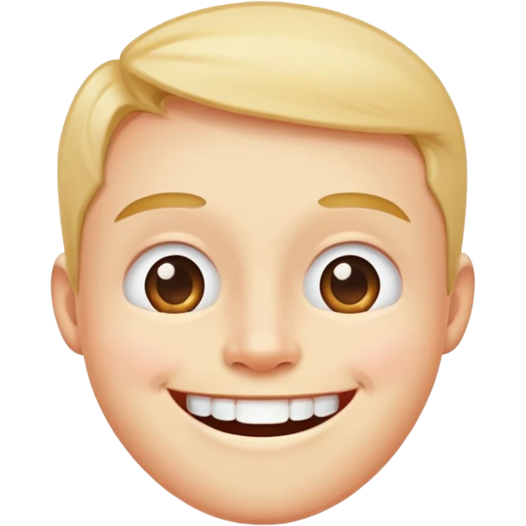 Smiling face with two front teeth and cross eyed emoji