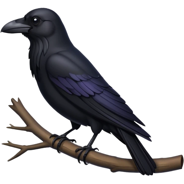 raven crow emoji