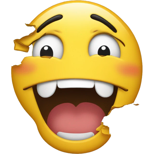 distorted smiley emoji