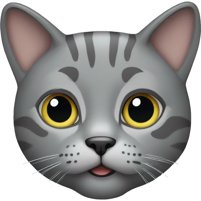 grey cat emoji