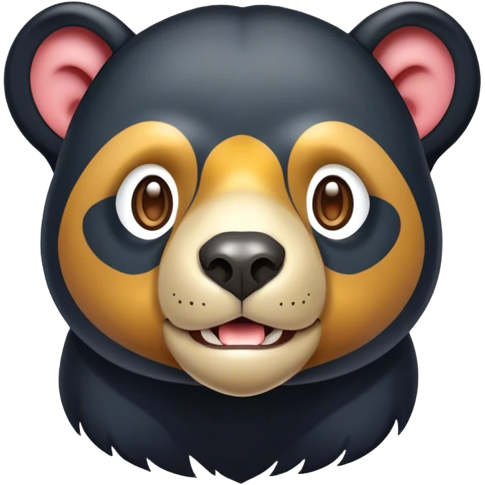 Sun bear emoji