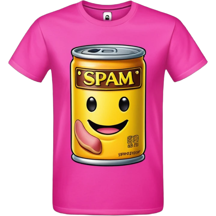 STEPHEN SPROUSE STYLE SPAM T SHIRT emoji