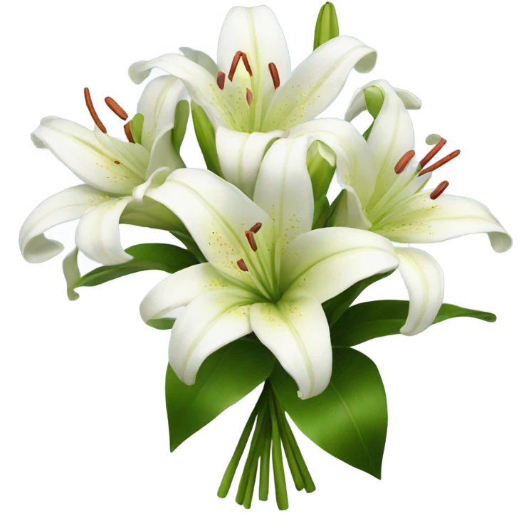 bouquet of lilies  emoji