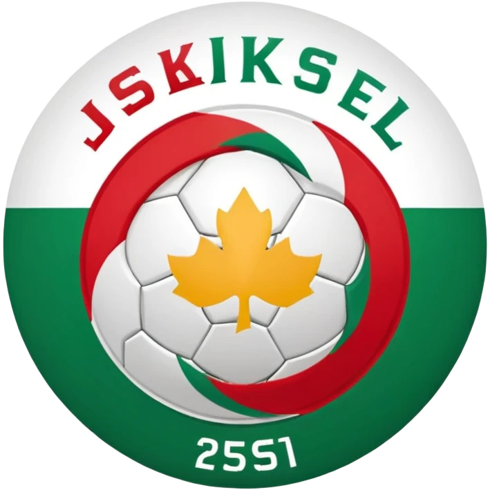 Je veux que tu me donnes le même logo de l'équipe de football JSK de wilaya de Tizi ouzou en Algérie emoji