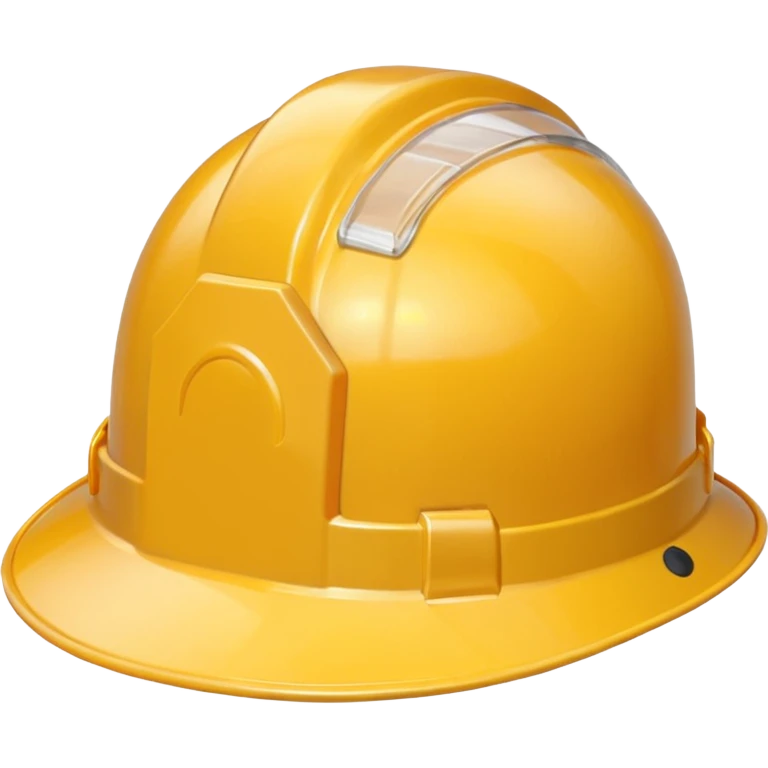 construction hat without guy, front facing transparent emoji