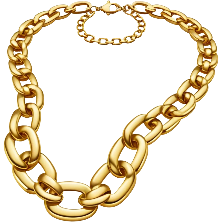 gold chain necklace emoji