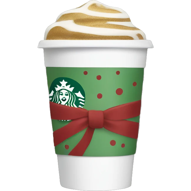 Starbucks holiday cup emoji