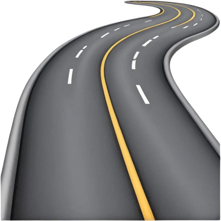 All of the road is facing right emoji