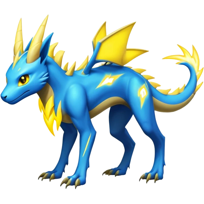Manectric-Lucio-Draco-Fakémon-hybrid-creature (full body), 4 legs emoji